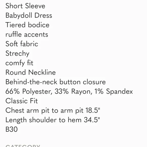 Knox Rose Red Short Sleeve Babydoll Dress M - Picture 11 of 11